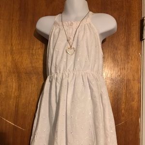 White Lemon kiss dress size:4